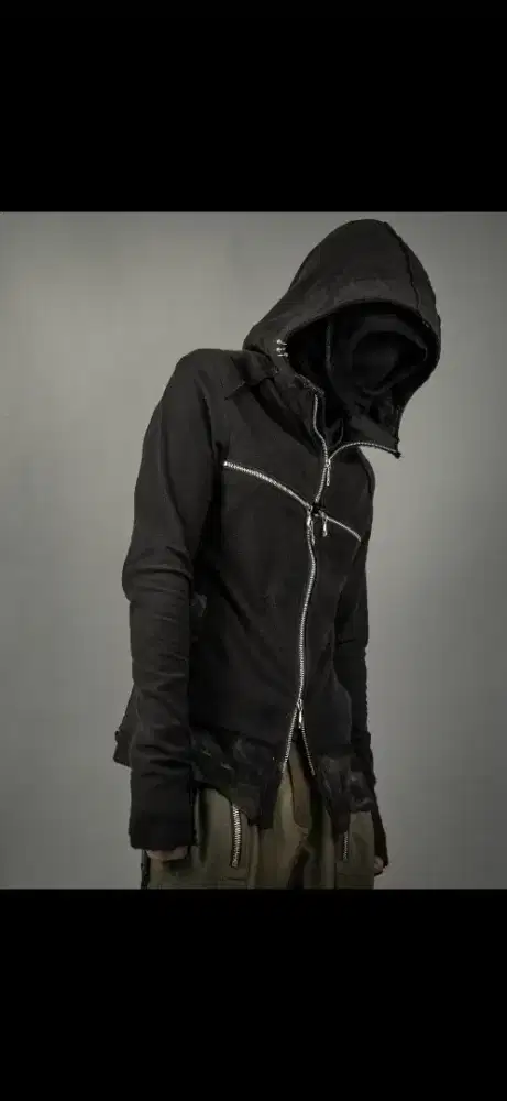 Jaket B. Terry Hoodie Black 14th Addiction Ori