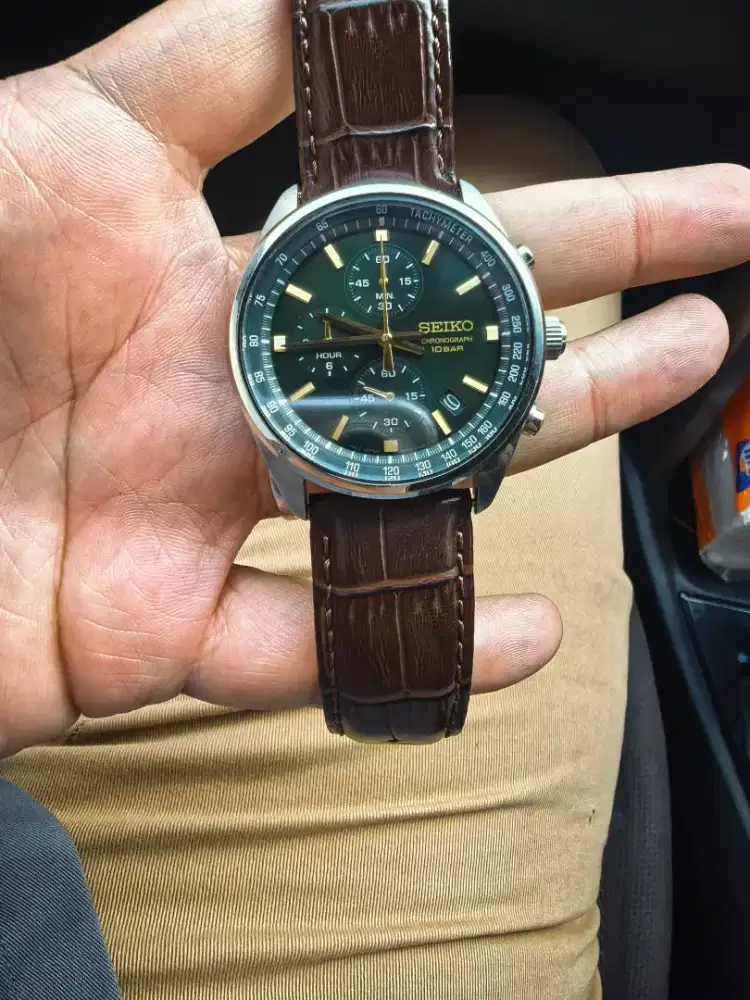 Jam tangan seiko chronograph ssb385p1