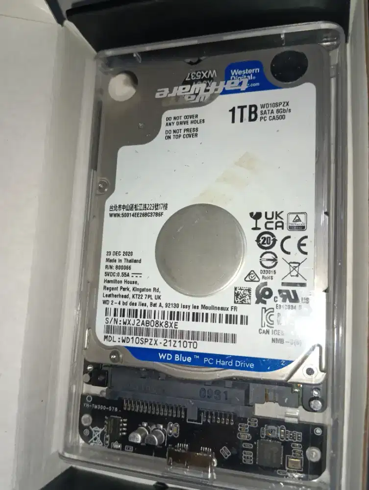 Hdd Eksternal 1TB WD Blue