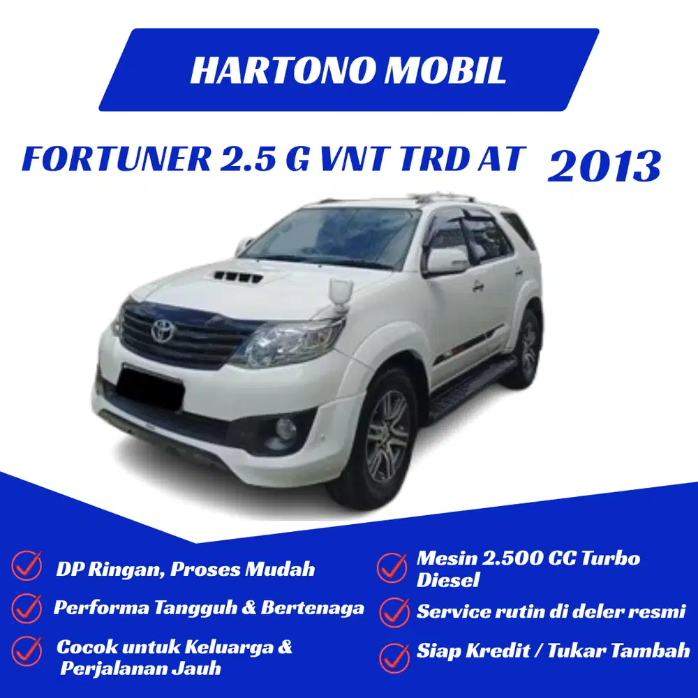 Fortuner 2.5 VNT AT TRD Diesel 2013