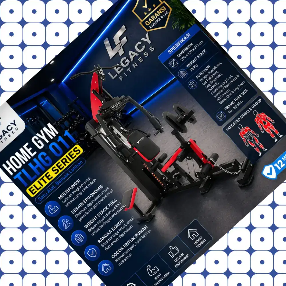 Homegym Legpress TLHG-011 alat fitnes GFL-817