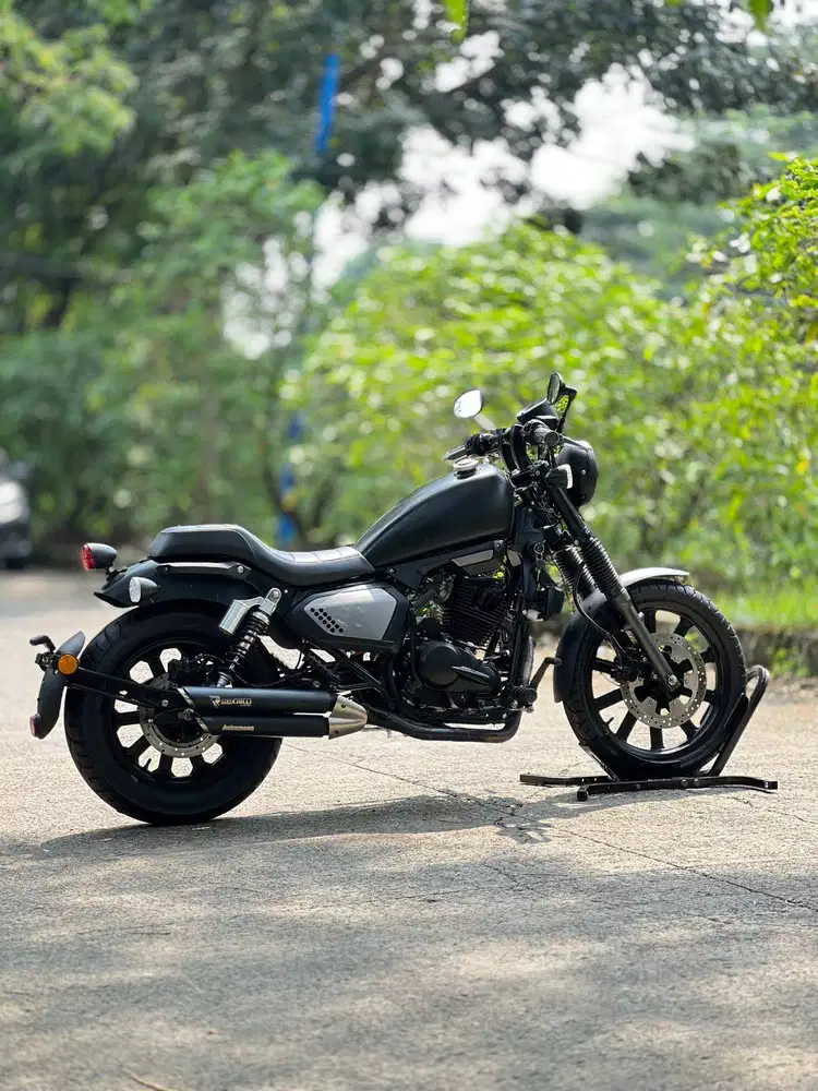 KM 4K AJA! BENELLI MOTOBI EVO 200 2023 HITAM PAJAK PANJANG NO MINUS
