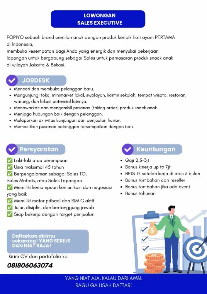 SALES EXECUTIVE POPIYO