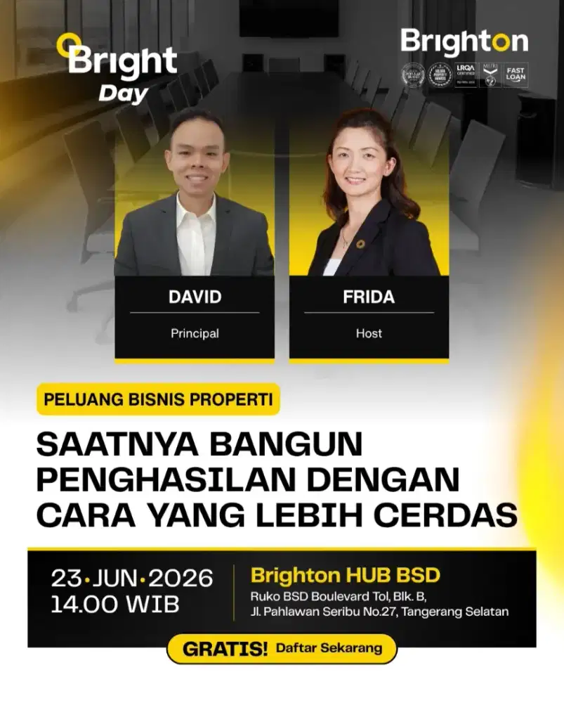 Brighton Real Estate Agen Properti di BSD.