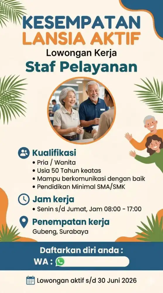 Dibutuhkan segera