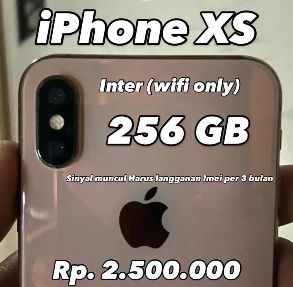 iPhone XS 256GB Wifi Only