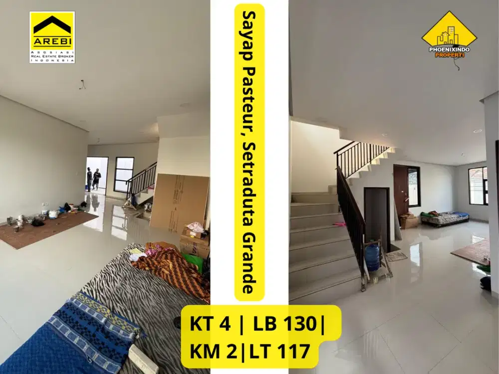 Dijual Rumah Siap Huni di Setraduta Grande Sayap Pasteur 4 KT | Bonus Open Parking 66 m² | SHM | Harga 2,85 Milyar