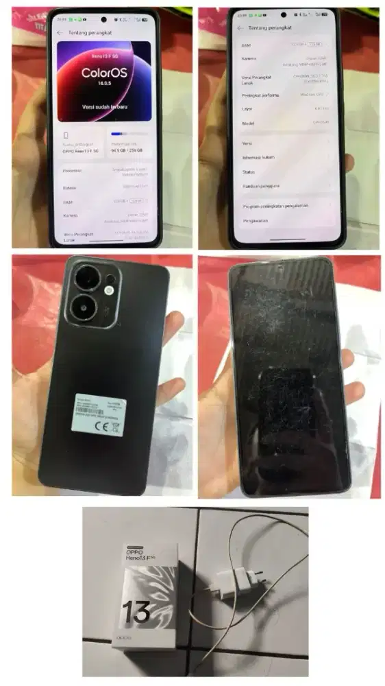 Oppo Reno13 F 5G 12+12/256GB Fullsett