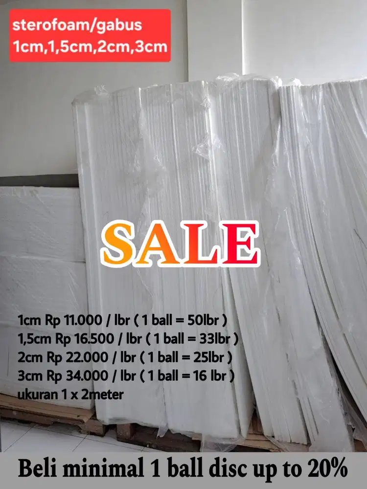Jual Styrofoam Borongan