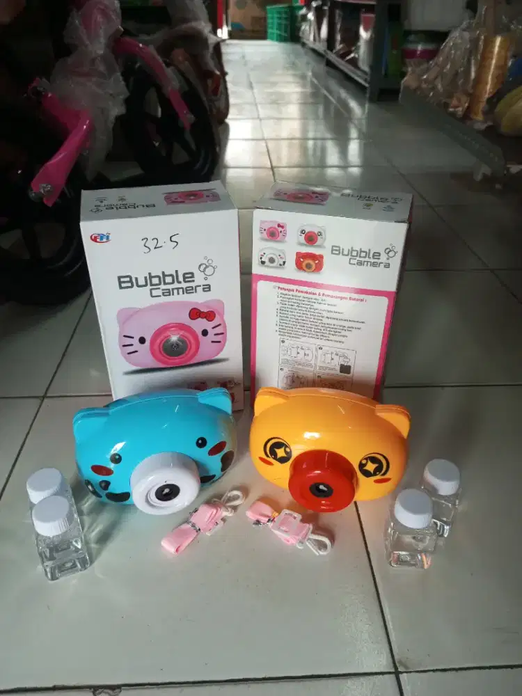 Mainan Anak Bubble Camera baterai