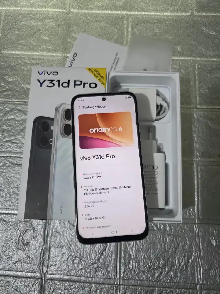 Vivo Y31d Pro
Kondisi Mulus Terawat
Ram 8gb/256gb