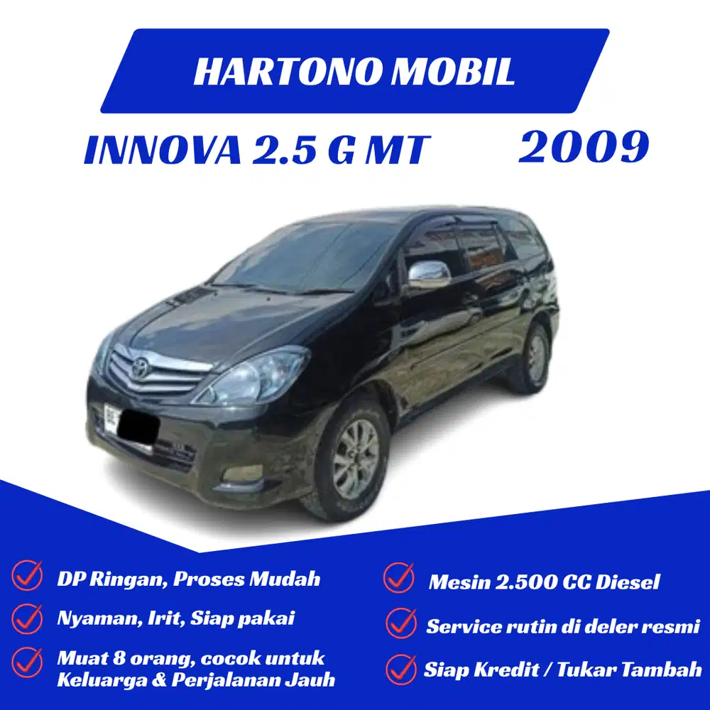 Innova 2.5 G Manual Solar diesel 2009