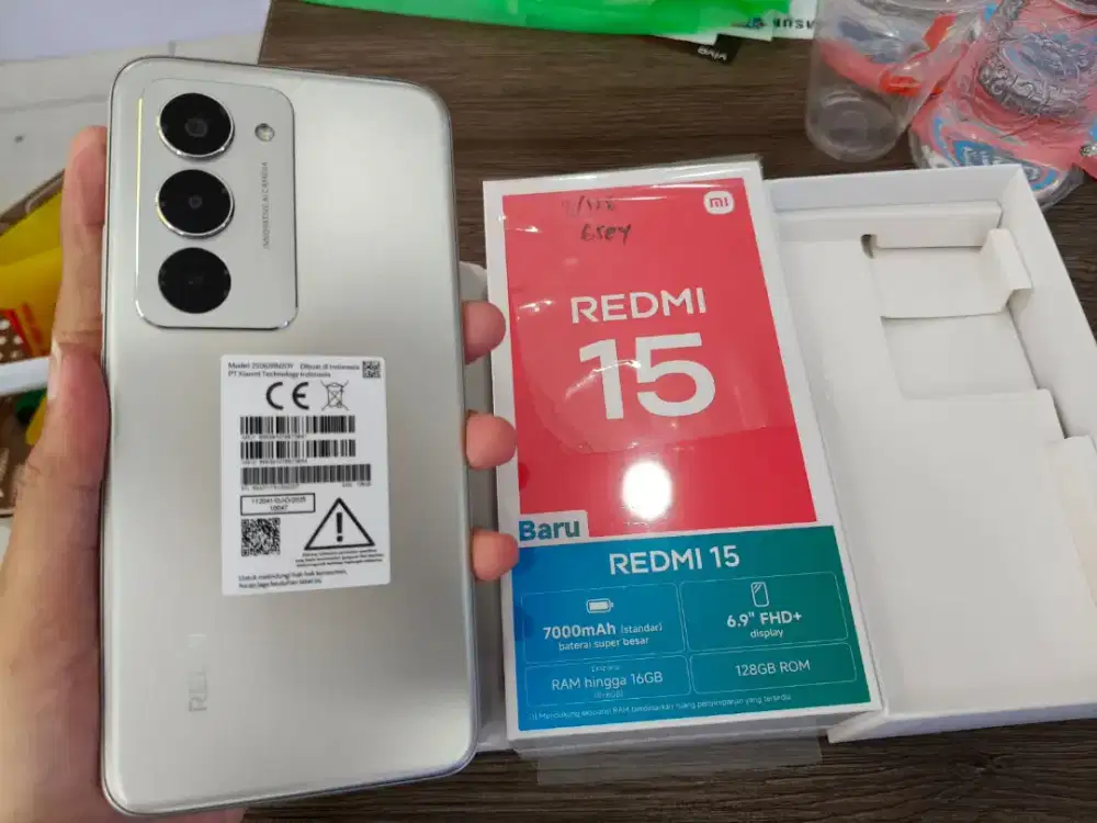 XIAOMI REDMI 15 RAM 8GB ROM 128GB GARANSI RESMI 1TAHUN