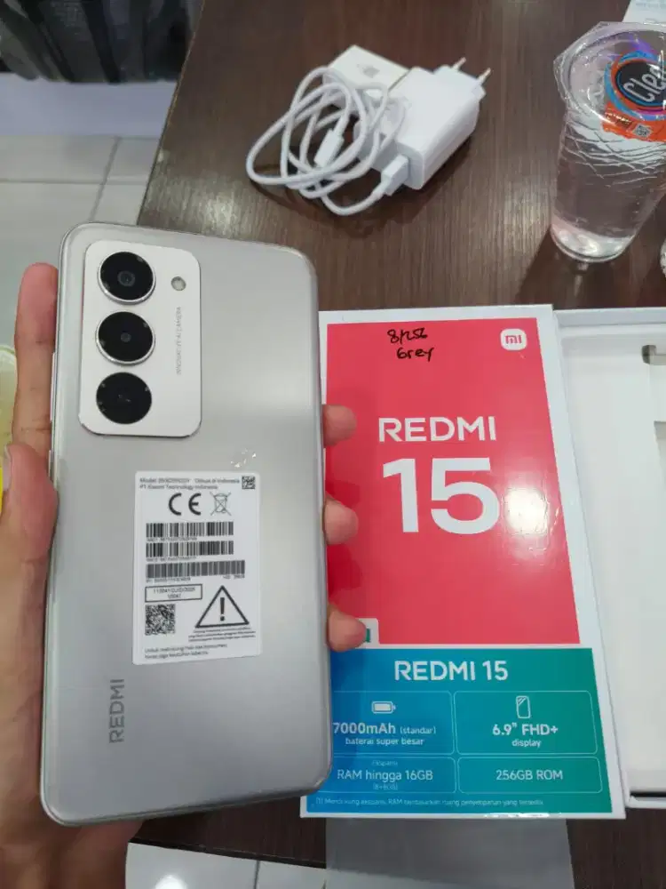 XIAOMI REDMI 15 RAM 8GB ROM 256GB GARANSI RESMI 1TAHUN