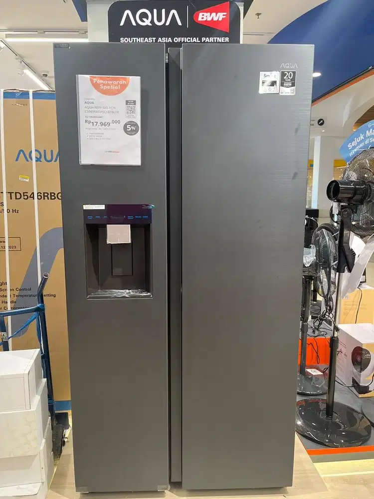 Aqua side by side AQR-CSE696RSV(SL)