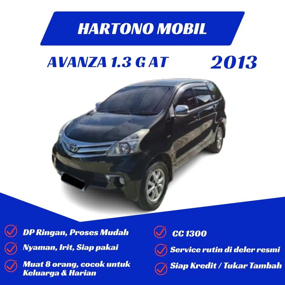 Avanza 1.3 G Autometik 2013