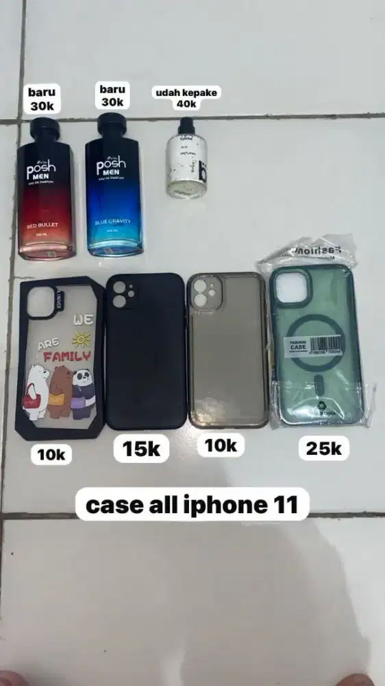 CASE IPHONE 11 dan parfum