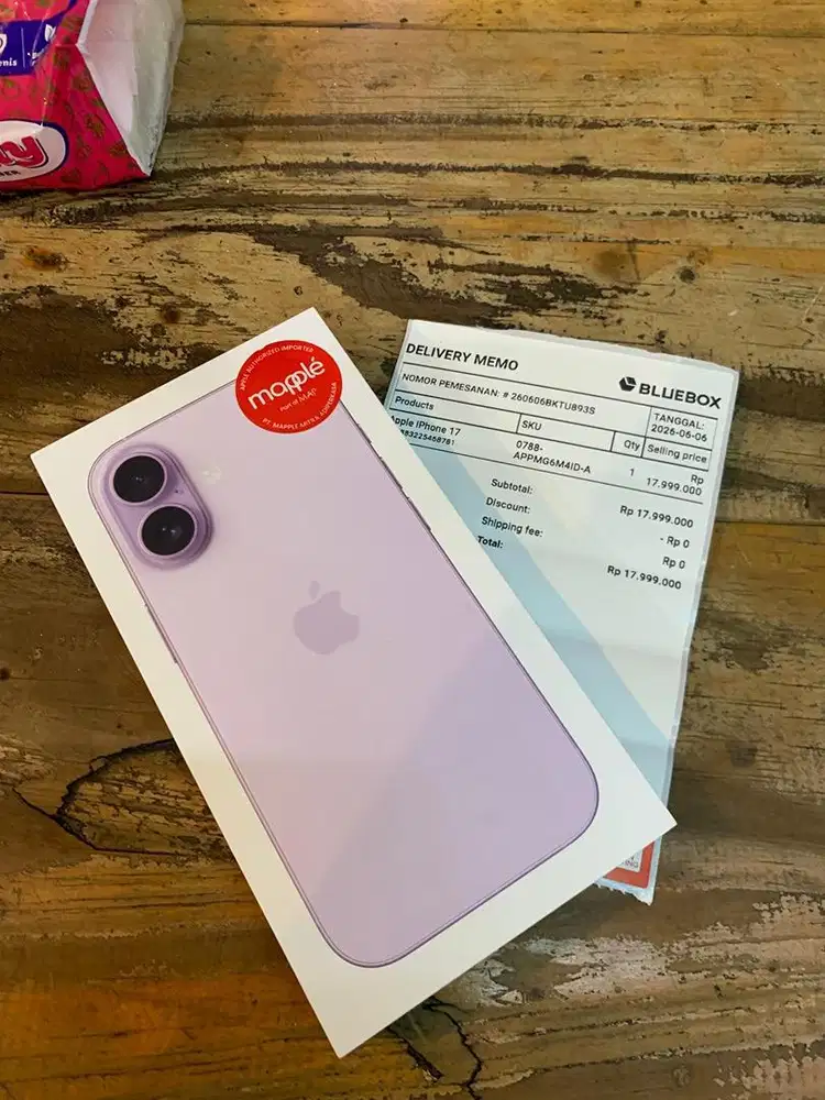 Iphone 17. 256 GB. Baru Segel