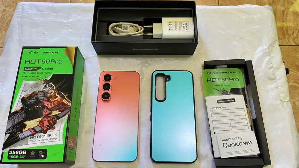 INFINIX HOT 60 PRO 8/256 GARANSI PANJANG MULUS 99%