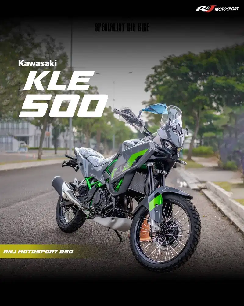 (BRAND NEW) Langsung atas nama pembei Kawasaki KLE 500 SE NIK 2026