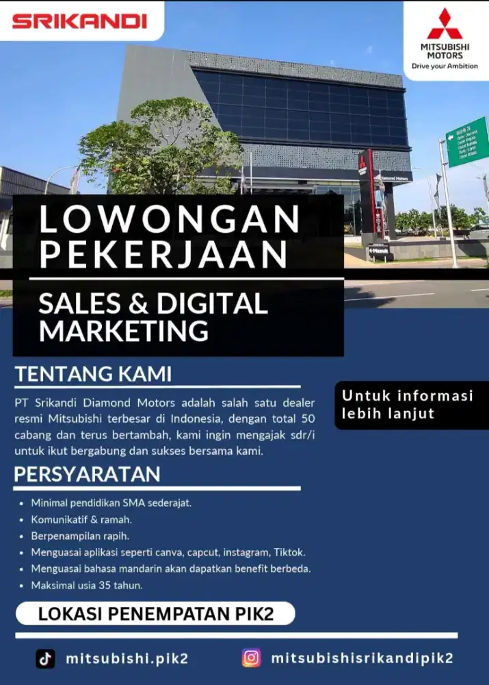 LOKER Sales Otomotif