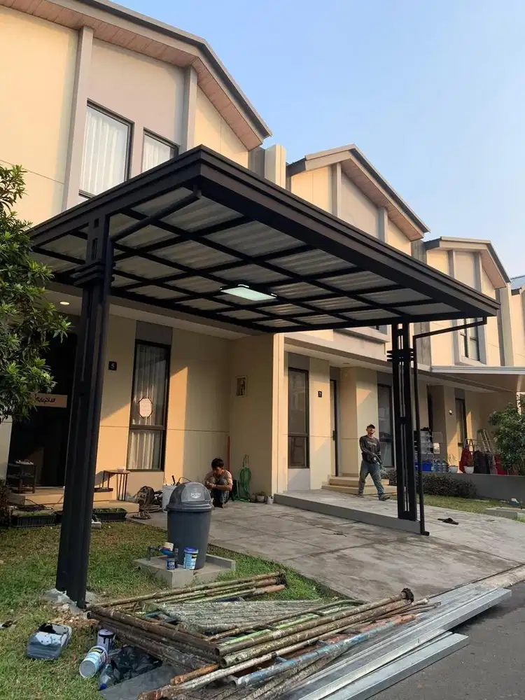 Pemasangan kanopi premium