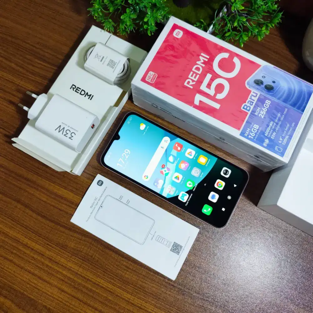 Redmi 15c NFC ram 8/256 fullset mulus