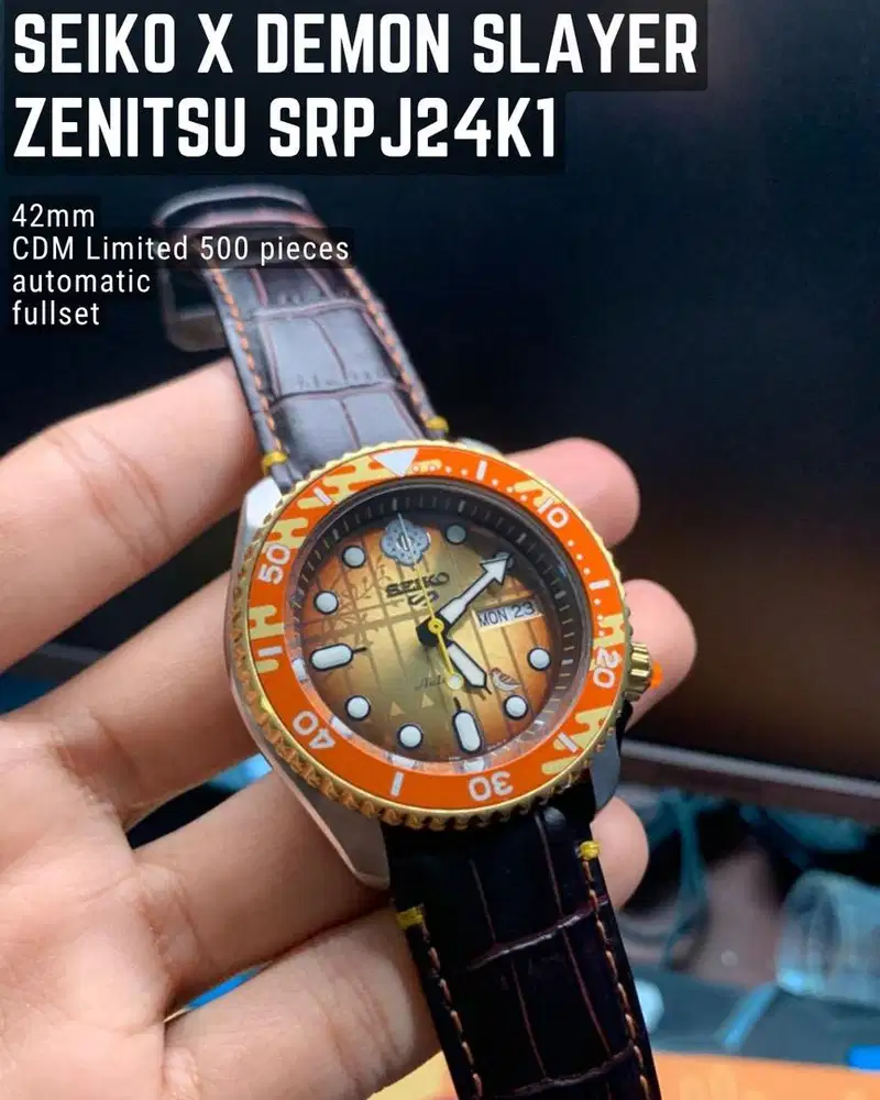 Seiko demon slayer zenitsu