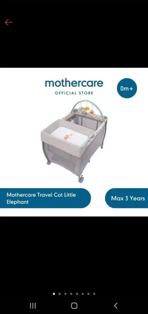 Jual rugi Box Tempat Tidur Bayi Mothercare