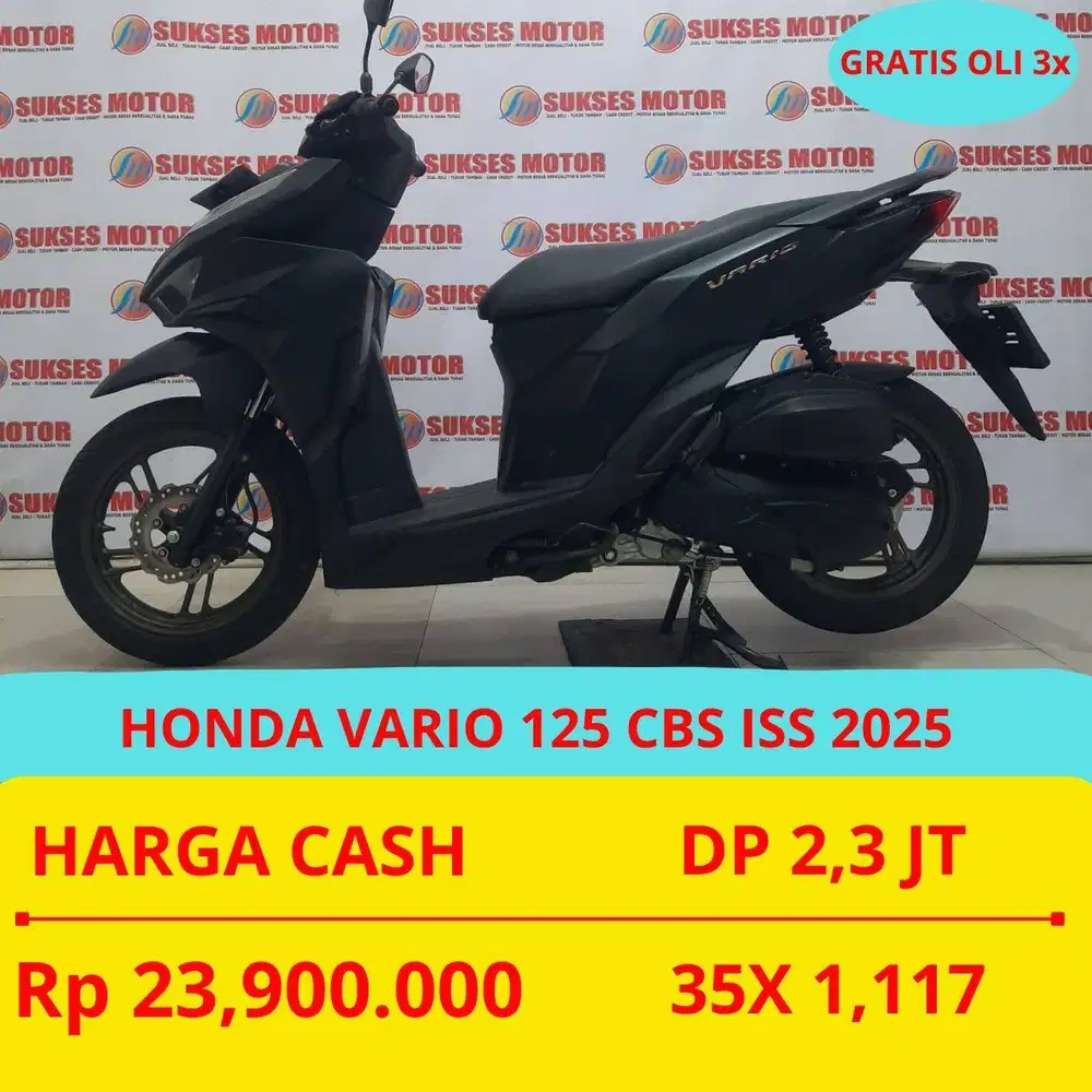 HONDA VARIO 125 CBS ISS 2025 DP MURAH 2,3 JUTA GUYS