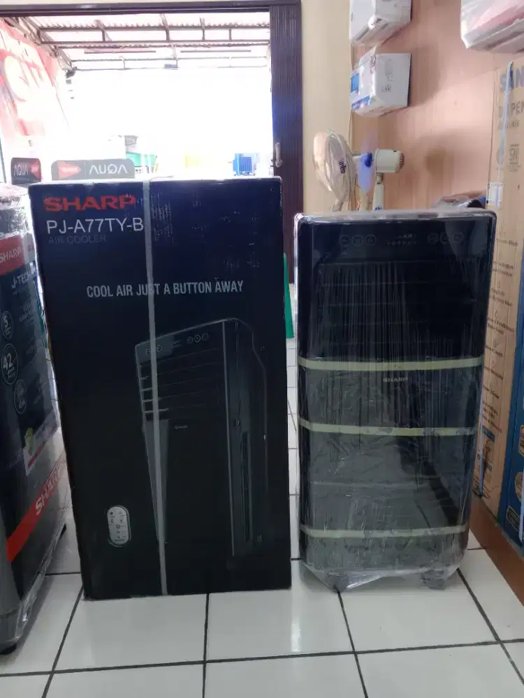 Bisa Cicilan.Sharp Air Cooler PJ-A77TY-B Penyejuk Udara~ Tangki 7Liter