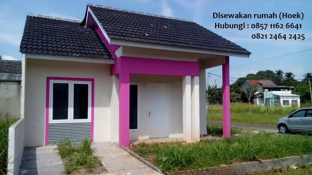 Disewakan rumah Kota Bekasi 14 jt / tahun, tanah luas (hoek), 2 kamar