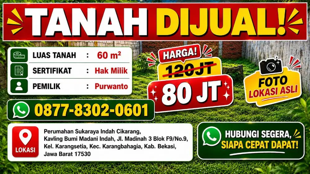 Rumah Dijual !, Diskon 66%++