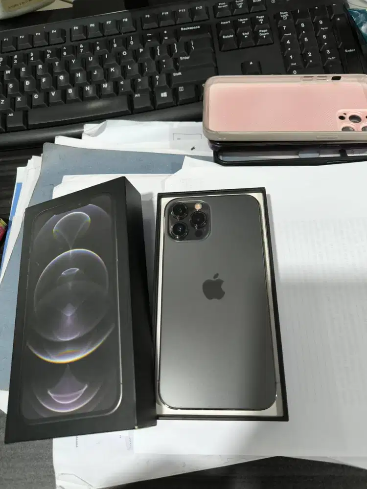 Jual Iphone 12 Pro Max 128 GB, Garansi Ibox, BH 76 persen