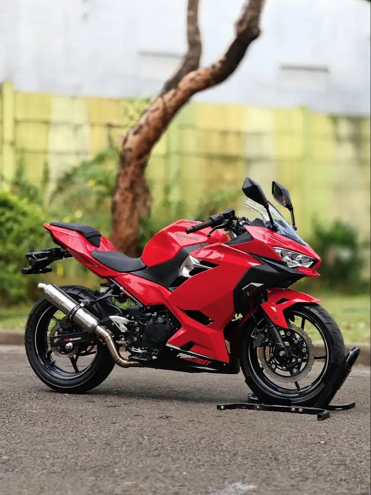 KAWASAKI NEW NINJA 250 FI 2022 MERAH PAJAK PANJANG SUPER MULUS
