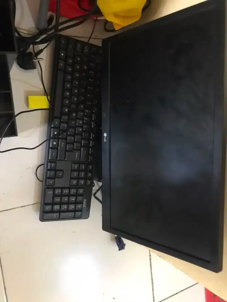 Monitor, keyboard, cctv