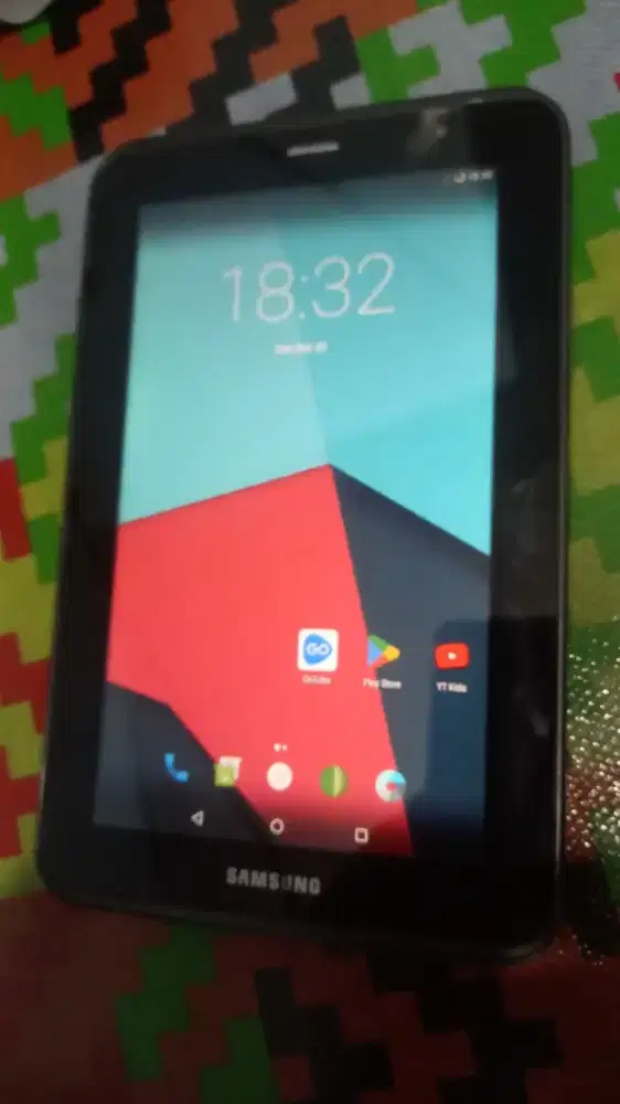 Samsung tab buat anak nonton youtobe. Layar 7in .