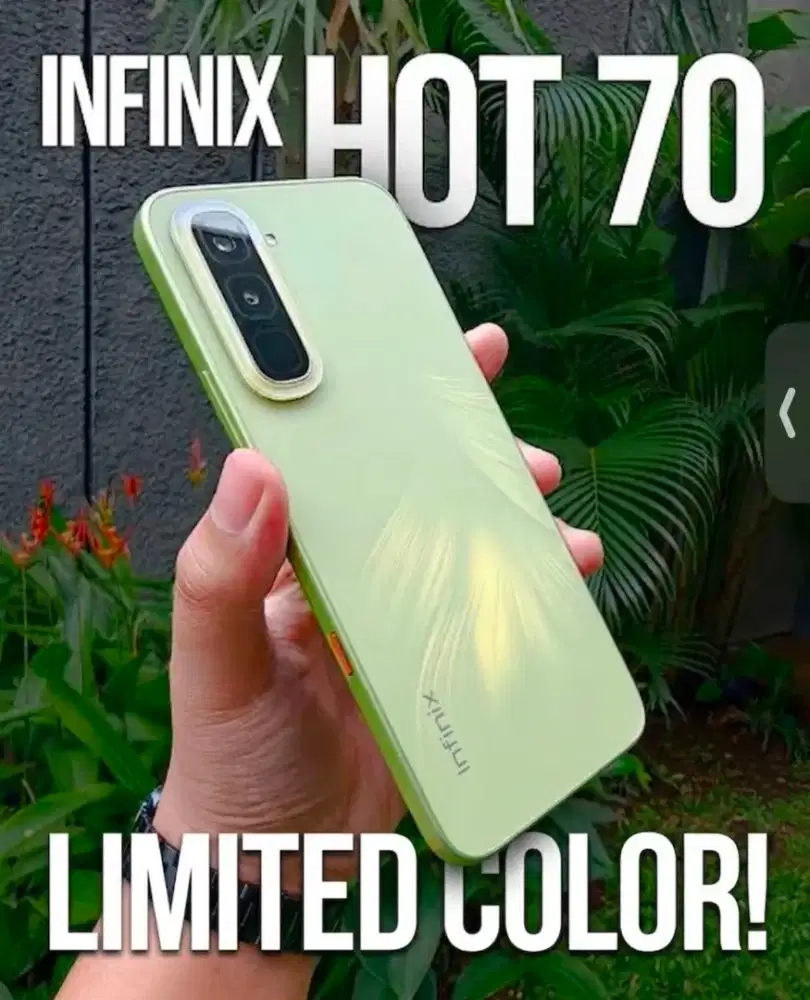 Ready Infinix Hot 70 Bisa COD gratis ongkir