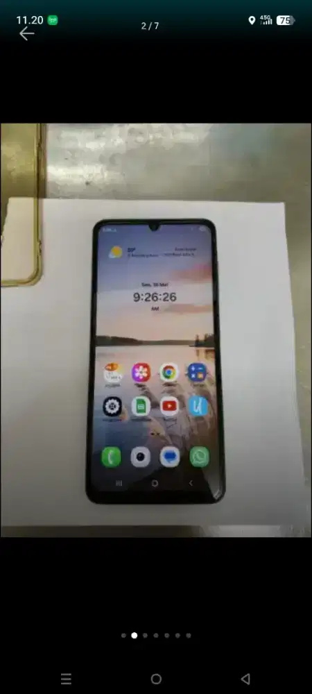 Jual Samsung A 07 ram 4/128 .hp baru 2 hari beli jangan tanya mines