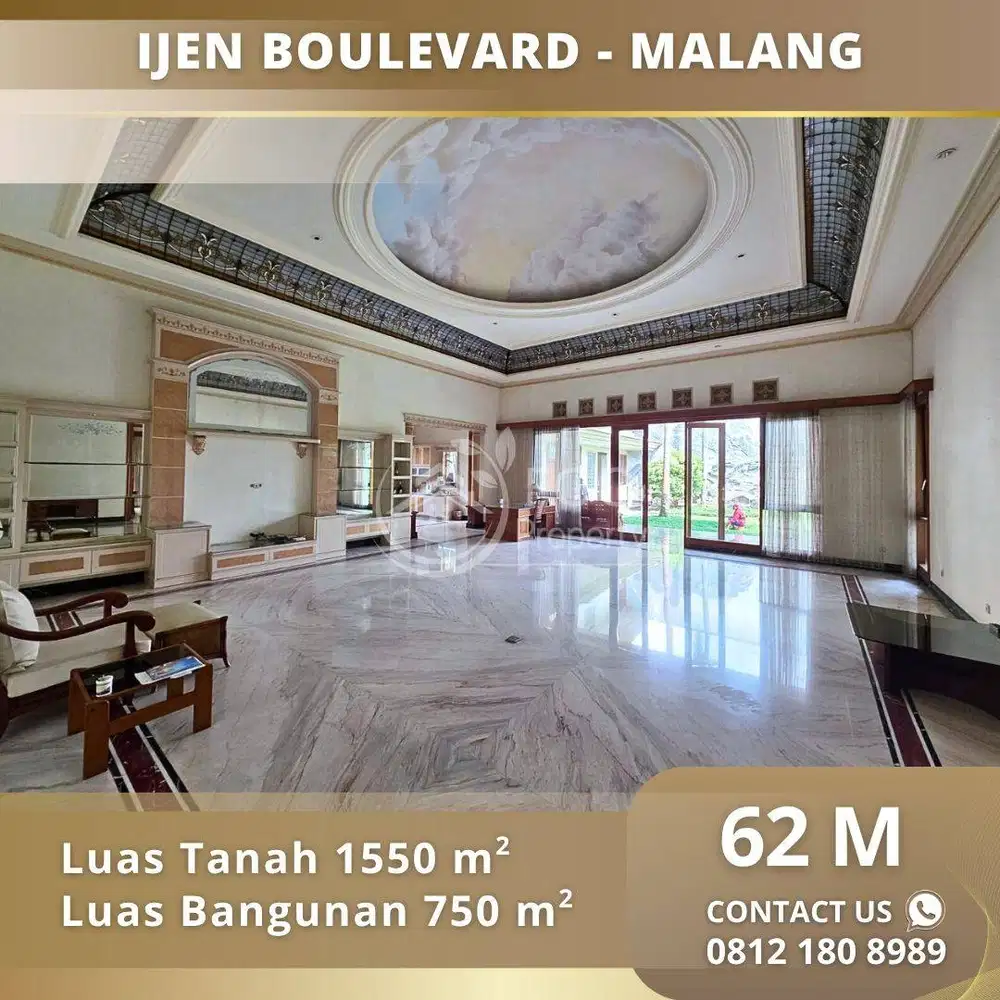 Rumah Mewah Area Ijen Boulevard Kota Malang