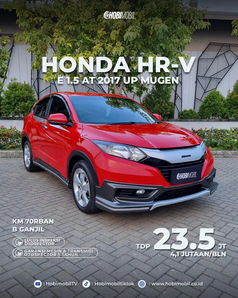 GARANSI MESIN 5th Honda HR-V up Mugen 1.5 at 2017