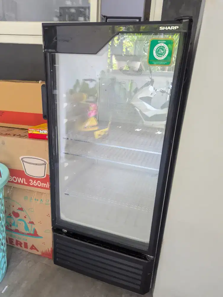 Jual showcase sharp