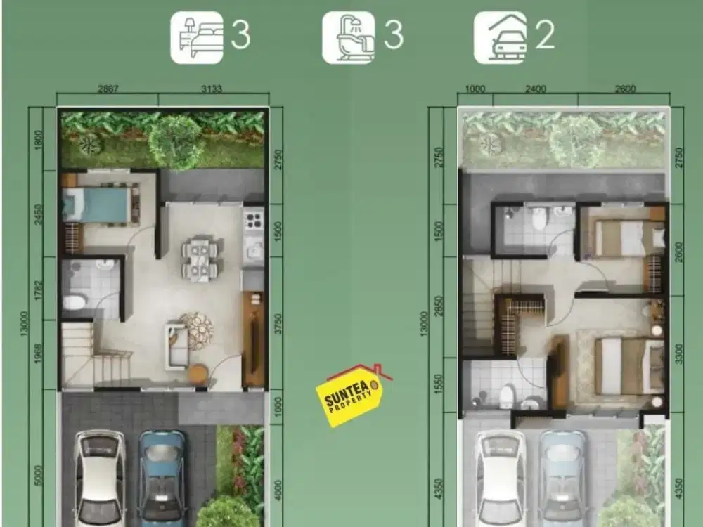 Rumah Sewa Kebayoran Harmony SHM Harga 89 Juta/Tahun (SP 1136 MA)