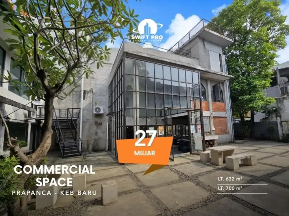 Tempat usaha komersial, Strategis berada di lokasi strategis Kebayoran Baru Jakarta Selatan cocok untuk cafe