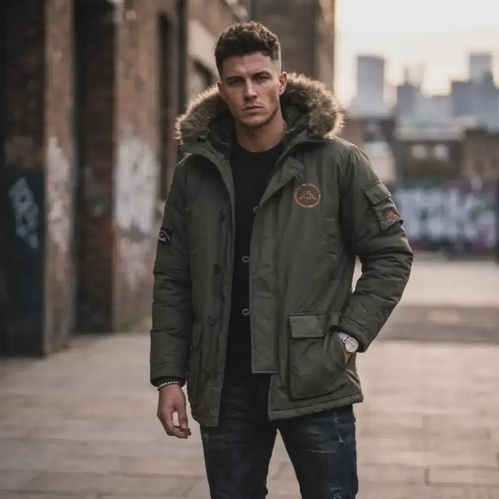 Winter military parka by Kappa