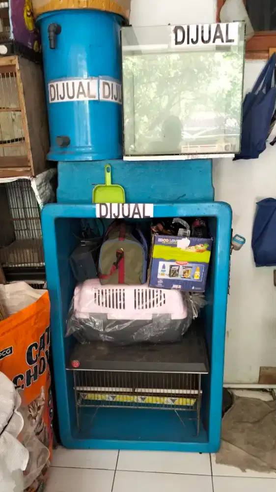 Bak fiber satu set filter dan mesin filternya tinggal pakai70x110x40
