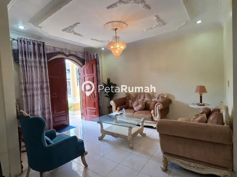 DIJUAL RUMAH FULL FURNISH KOMPLEK GRIYA PINANG MAS