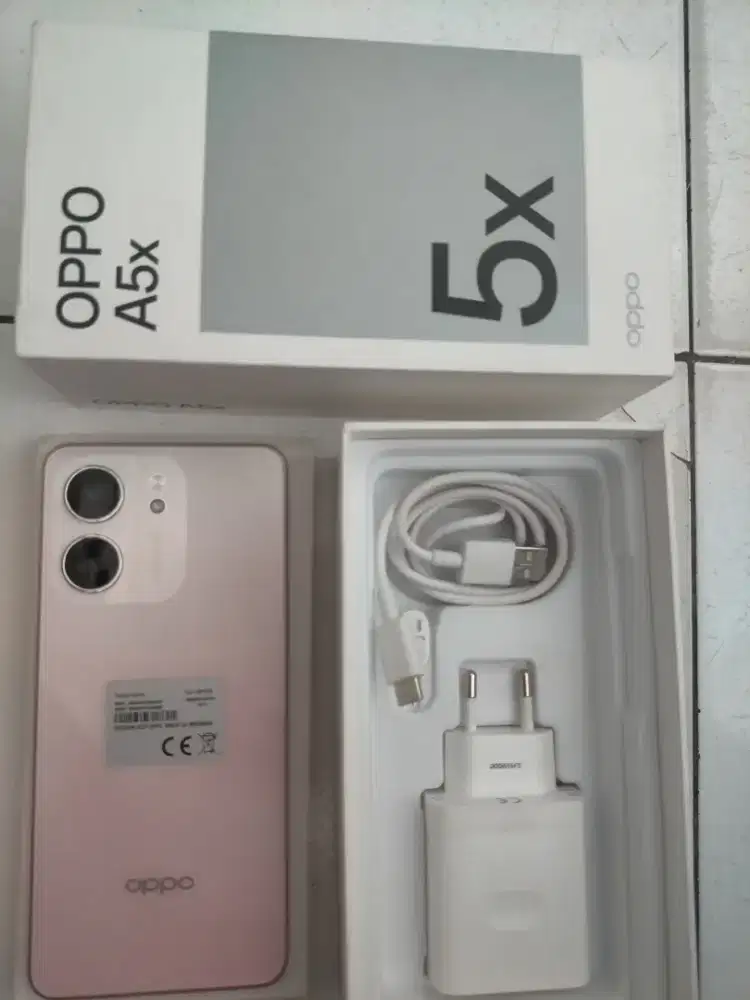 Oppo A5x 6/128 lengkap original segel bisa cek sepuasnya