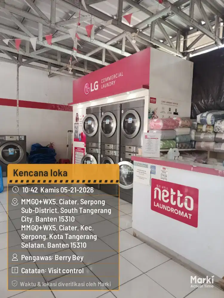 Loker laundry Netto pamulang