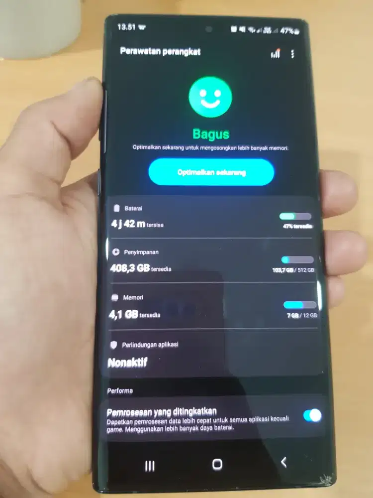 SAMSUNG NOTE 10 PLUS EX RESMI 12/512GB